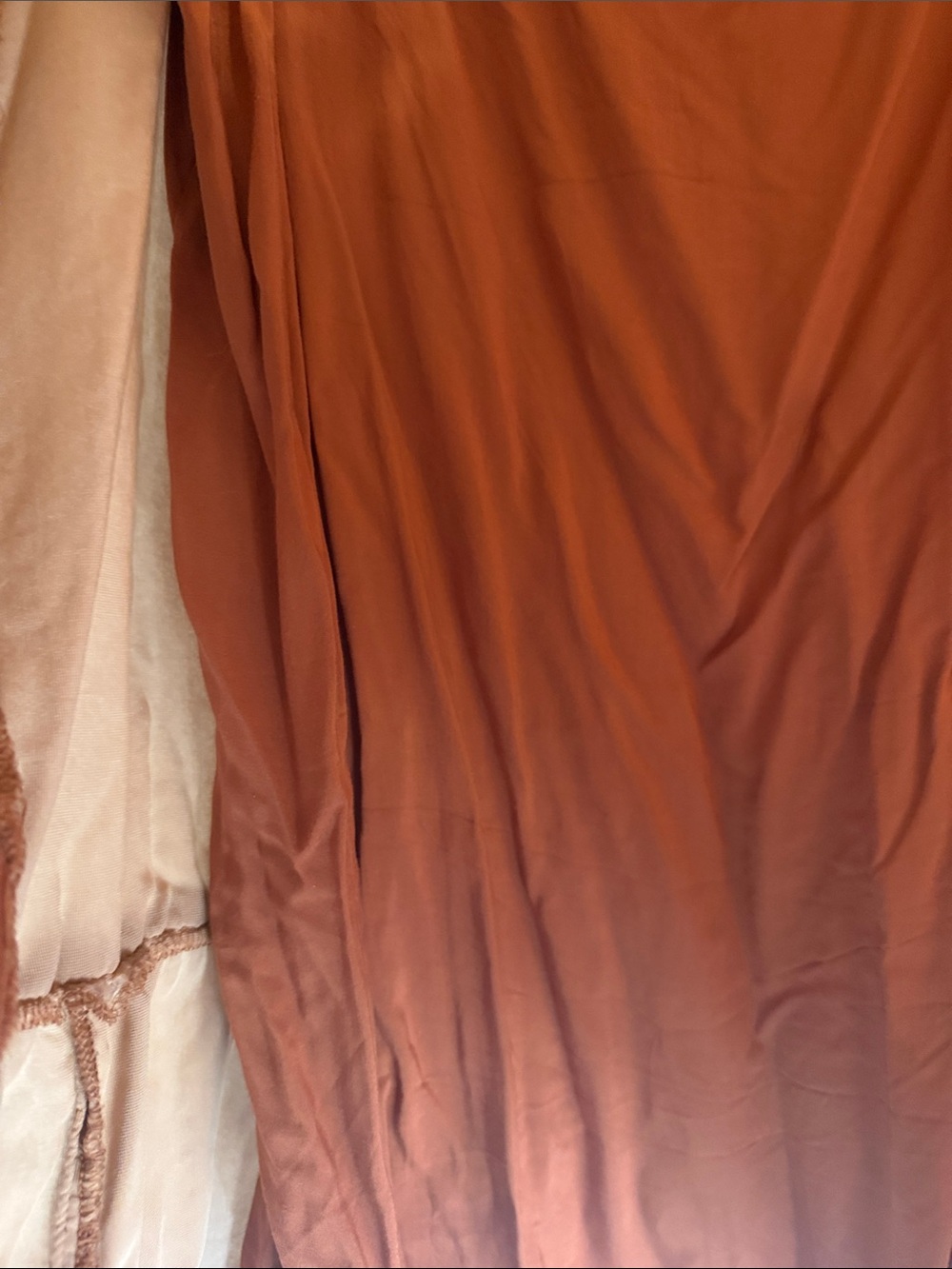 Free People Velvet Floral Tunic Dress - Rusty Rose - Picture 5 of 7